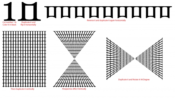 Creation of Optical Illusion: Step 1